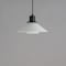 Maxim Lighting Oslo 11.75" 1-Light Small Pendant 11410BKWT - alternate 3